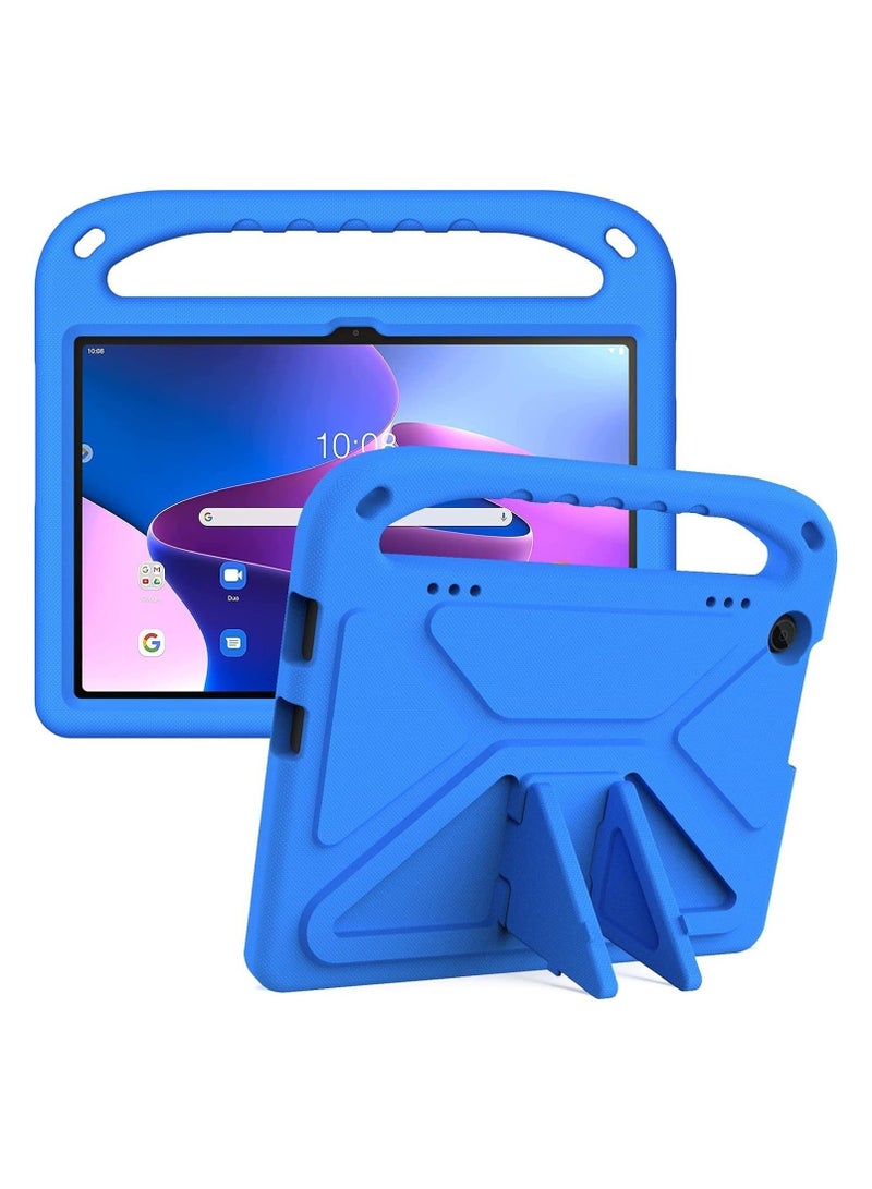 حافظة لجهاز Lenovo Tab M10 الجيل الثالث مقاس 10.1 بوصة (TB-328FU/TB-328XU) لعام 2022، مخصصة للأطفال، مصنوعة من EVA خفيفة الوزن، مقاومة للصدمات والسقوط، مزودة بمقبض وحامل لحماية الجهاز. - Image 1